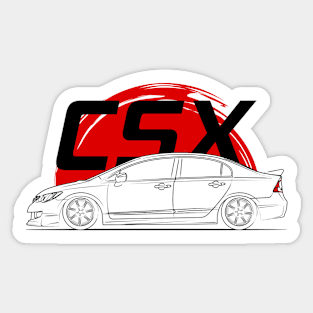 Legendary CSX Sedan Racing Sticker